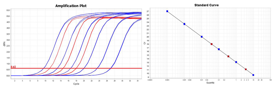 Library Quantification Kit graph