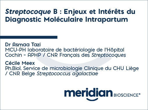 Streptocoque B Enjeux et Intérêts du Diagnostic Moléculaire Intrapartum 