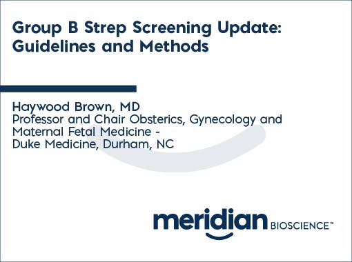 gbs screening update guidelines methods 